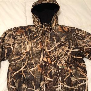 Field & Stream Hooded Quilted Camoflauge Coat